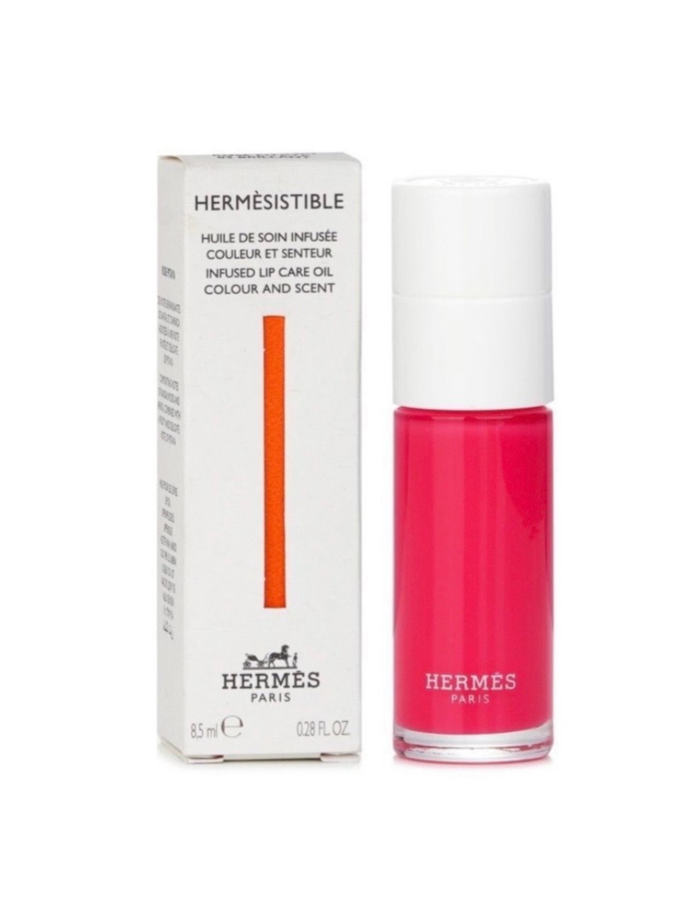 Hermès Hermesistible Infused Lip Care Oil in shade 03 Rose Pitaya